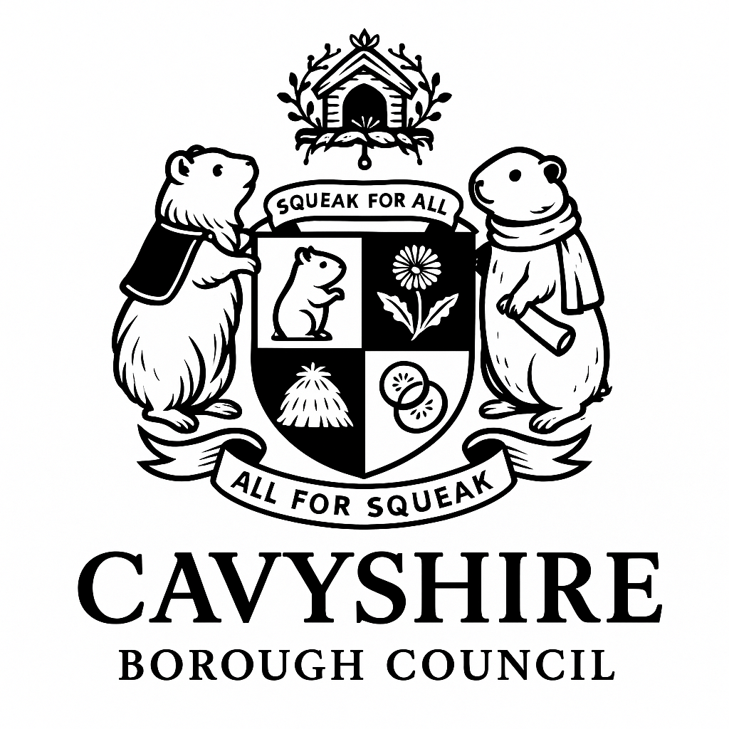 Cavyshire Borough Council coat of arms
